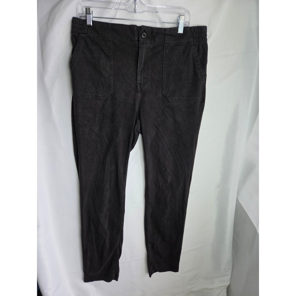 32 Degrees Heat Pants Womens Medium Charcoal Gray Utility Elastic Waist